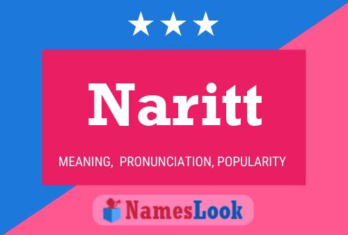 ملصق اسم Naritt