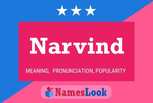 ملصق اسم Narvind