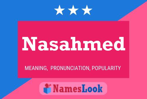 ملصق اسم Nasahmed