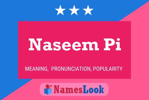 ملصق اسم Naseem Pi