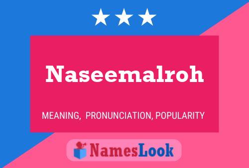 ملصق اسم Naseemalroh