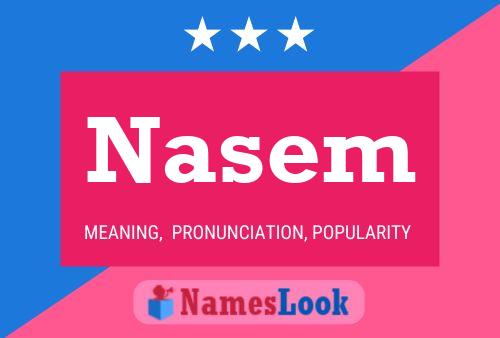 ملصق اسم Nasem