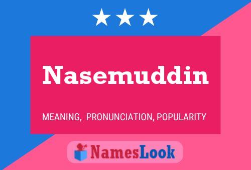 ملصق اسم Nasemuddin