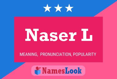 ملصق اسم Naser L