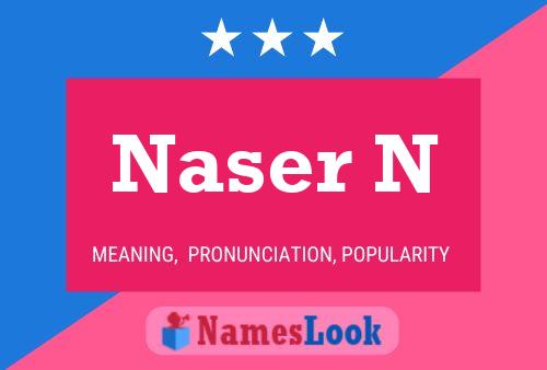 ملصق اسم Naser N