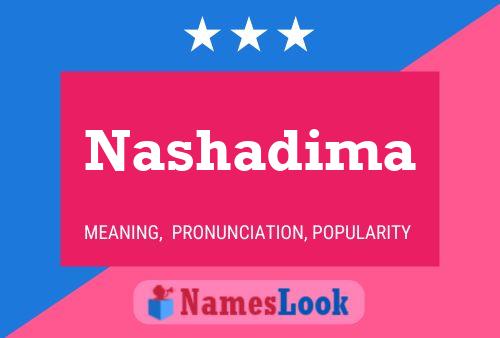 ملصق اسم Nashadima