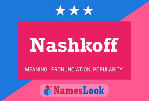 ملصق اسم Nashkoff