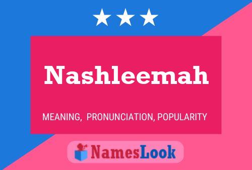 ملصق اسم Nashleemah