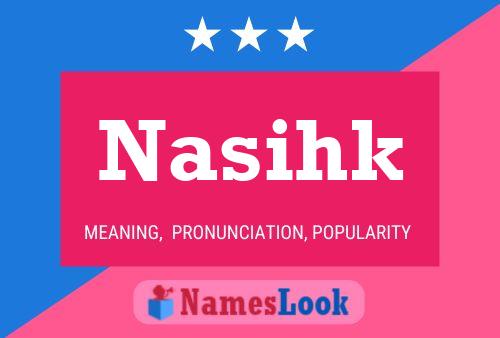 ملصق اسم Nasihk