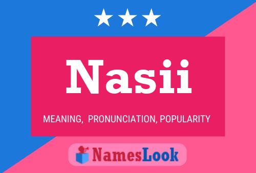 ملصق اسم Nasii