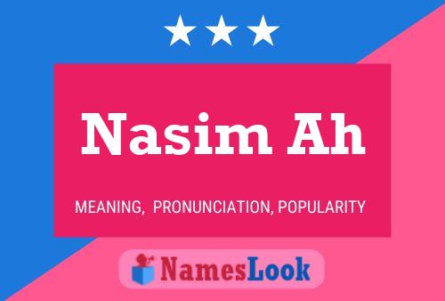 ملصق اسم Nasim Ah