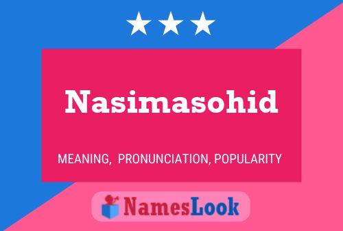 ملصق اسم Nasimasohid