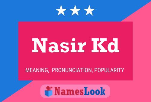 ملصق اسم Nasir Kd