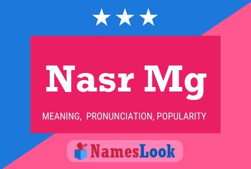 ملصق اسم Nasr Mg