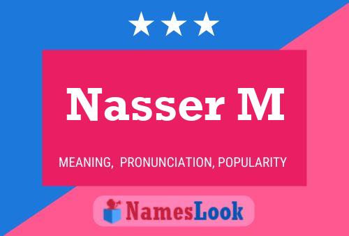 ملصق اسم Nasser M