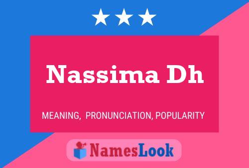 ملصق اسم Nassima Dh