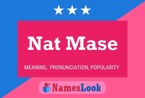 ملصق اسم Nat Mase