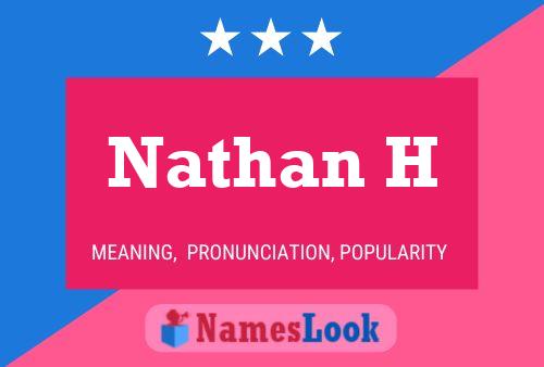 ملصق اسم Nathan H