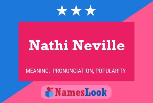 ملصق اسم Nathi Neville