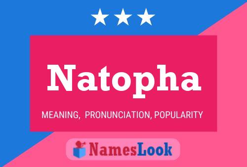 ملصق اسم Natopha