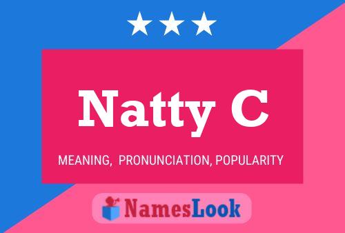 ملصق اسم Natty C