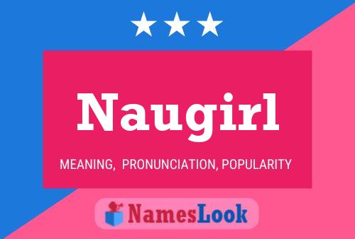 ملصق اسم Naugirl