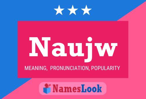 ملصق اسم Naujw