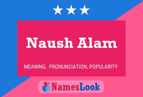 ملصق اسم Naush Alam