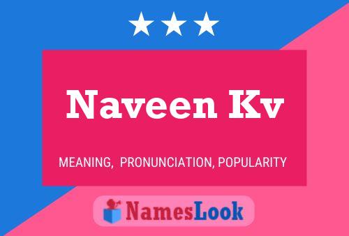 ملصق اسم Naveen Kv