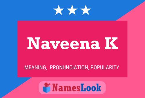 ملصق اسم Naveena K