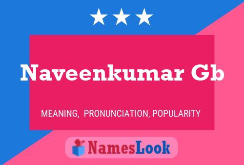 ملصق اسم Naveenkumar Gb