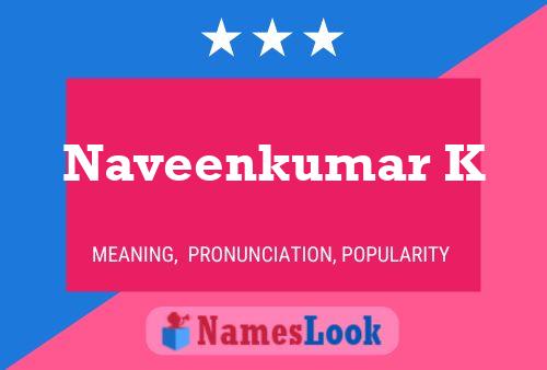 ملصق اسم Naveenkumar K