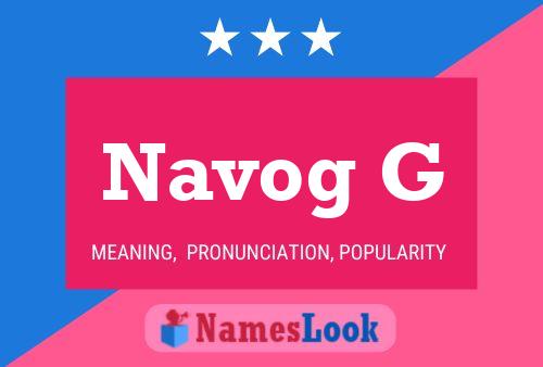 ملصق اسم Navog G