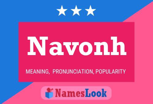 ملصق اسم Navonh