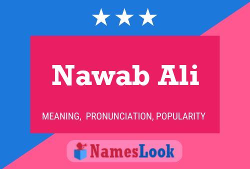 ملصق اسم Nawab Ali