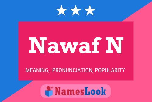 ملصق اسم Nawaf N