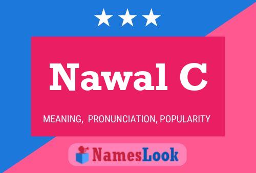 ملصق اسم Nawal C