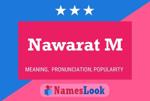 ملصق اسم Nawarat M