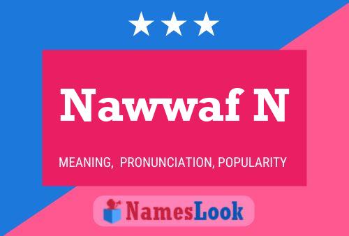 ملصق اسم Nawwaf N