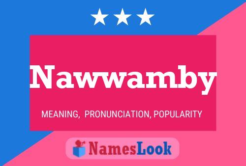 ملصق اسم Nawwamby