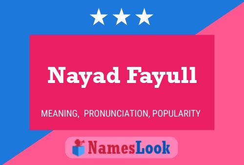 ملصق اسم Nayad Fayull