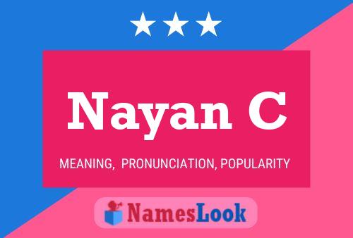 ملصق اسم Nayan C