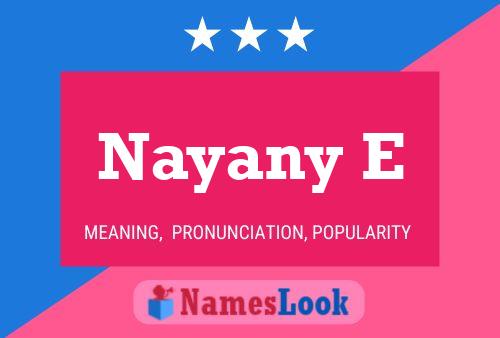 ملصق اسم Nayany E