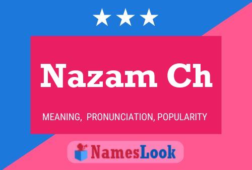 ملصق اسم Nazam Ch