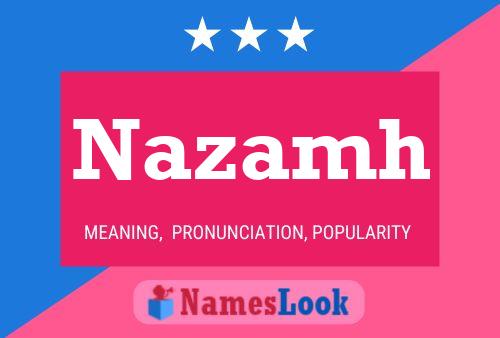 ملصق اسم Nazamh