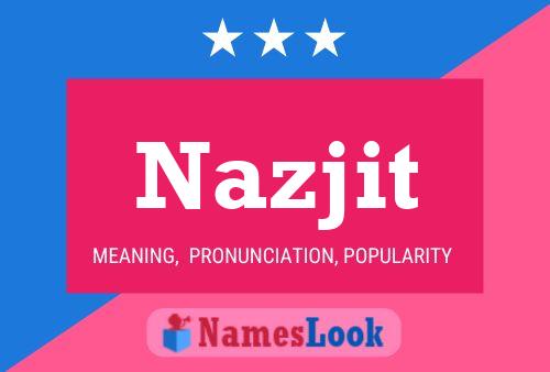 ملصق اسم Nazjit