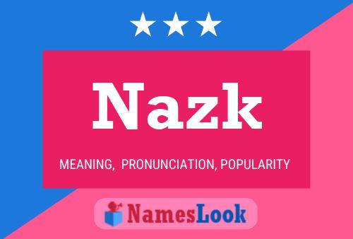 ملصق اسم Nazk