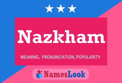 ملصق اسم Nazkham