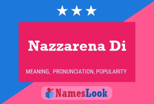 ملصق اسم Nazzarena Di