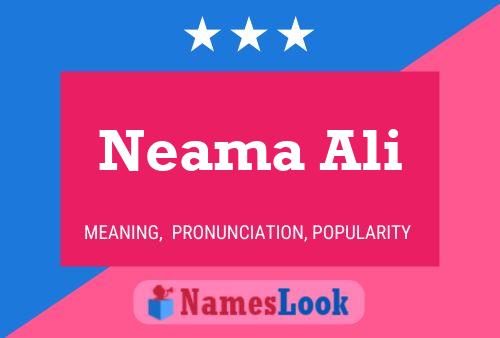 ملصق اسم Neama Ali